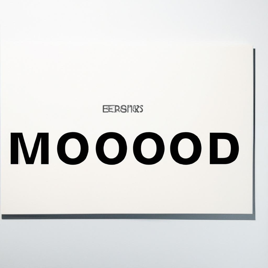 Moodboard minimalista con cuadrícula blanca y tipografía limpia